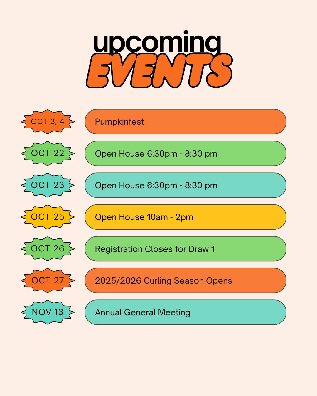 Upcoming Events